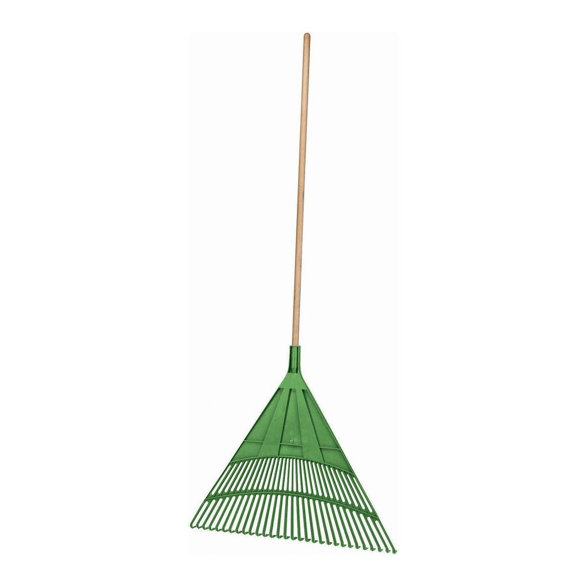Rastrillo para hojas con mango de madera | 67535