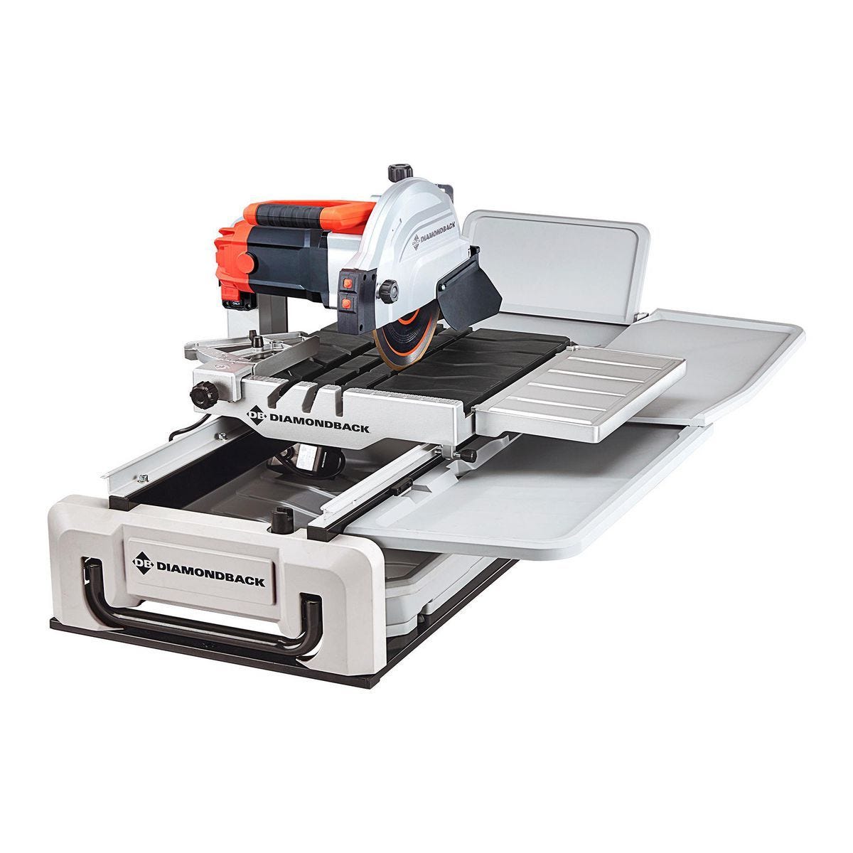Sierra para azulejos húmeda de 10 pulgadas y 15 amperios con mesa deslizante y capacidad de corte extendida | DB100-1