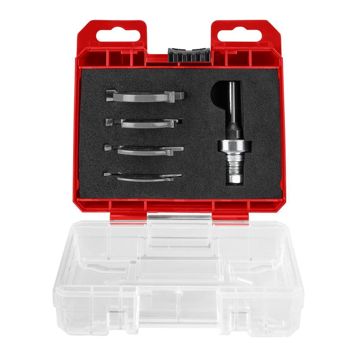 Juego de 5 fresas para ranuras BAUER, con carburo C3 para corte profesional | 22125A-B5