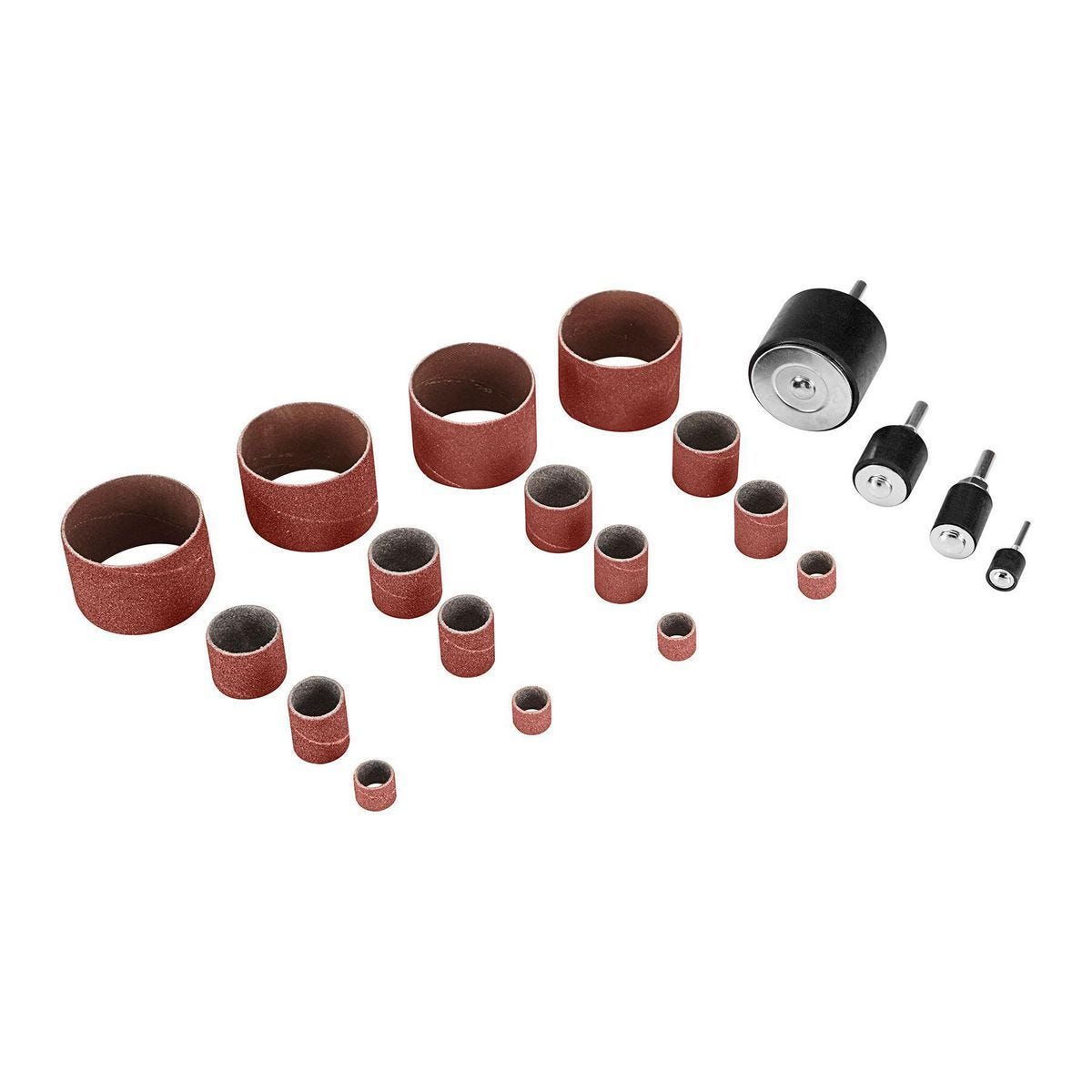 Kit de tambores de lijado de 20 piezas para herramientas rotativas | 60741
