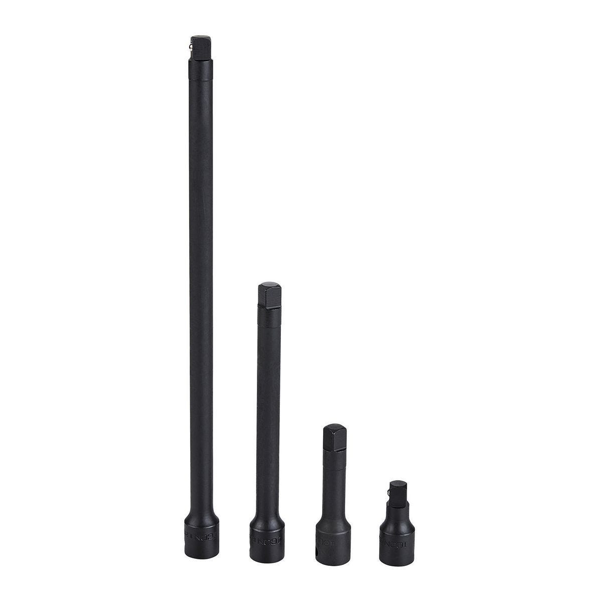 Juego de extensiones para llave de impacto profesional de 3/8 pulgadas, 4 piezas | IE3-4