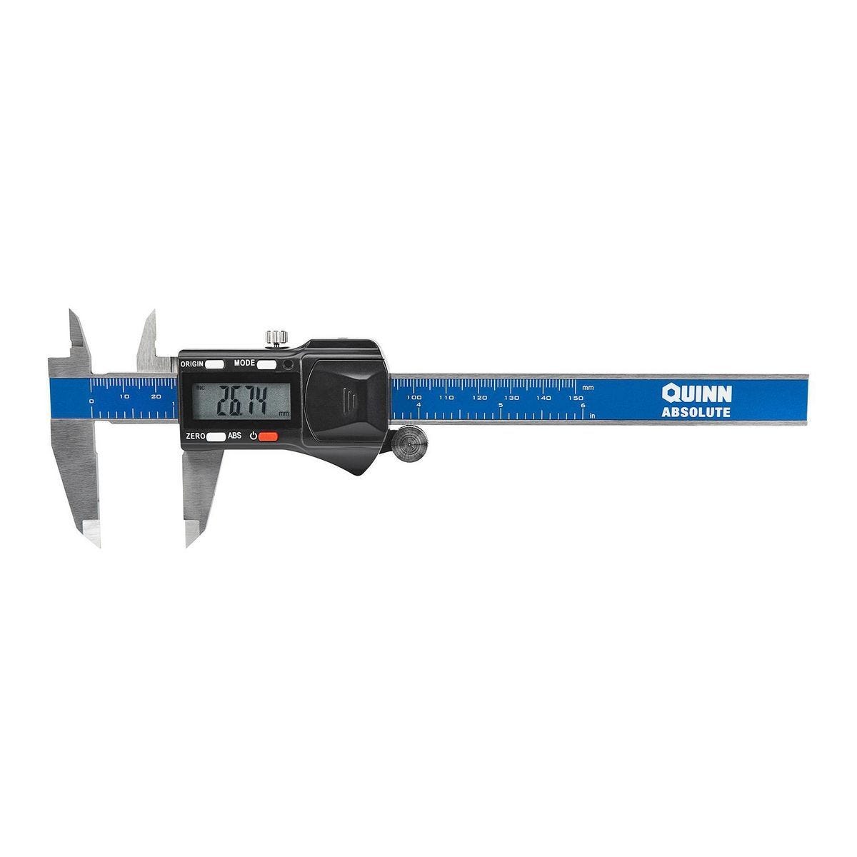 Calibrador digital de 6 pulgadas QUINN para mediciones precisas | 57460