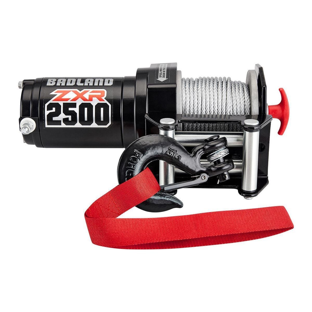 Malacate BADLAND ZXR de 2500 lb para ATV y uso general con cable de acero y control remoto inalámbrico | 56258