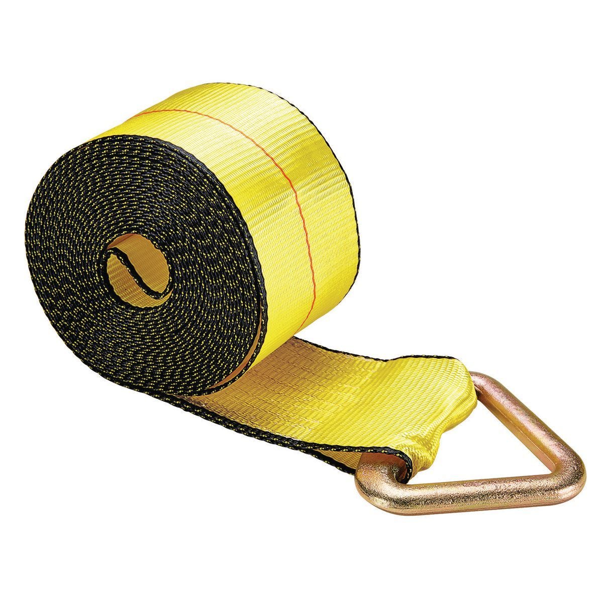 Correa de amarre de 4 pulgadas x 30 pies con anillo en D para carga | 64509