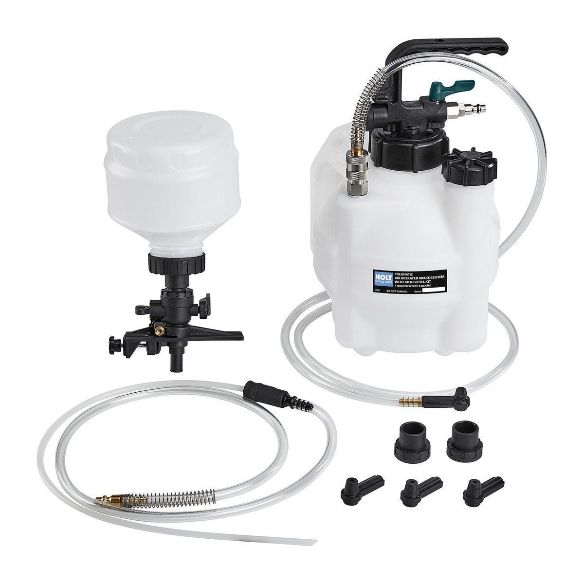 Sangrador de frenos neumático con kit de relleno automático HOLT INDUSTRIES | 57057