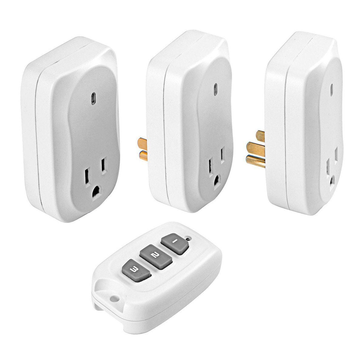 Sistema de control remoto inalámbrico interior para 3 tomacorrientes | 62575