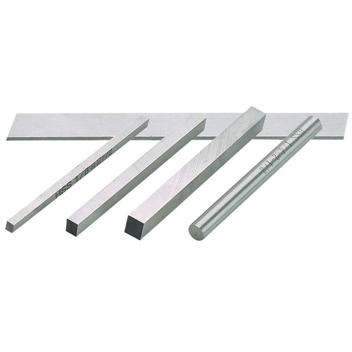 Juego de 5 insertos para torno mini de acero rápido M2 para trabajo en metal | 40641