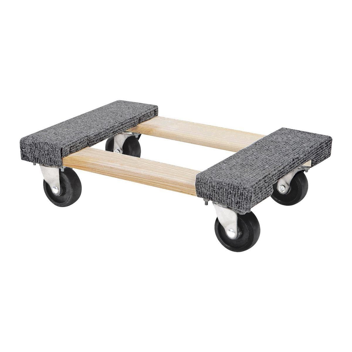 Dolly de madera dura de 18 x 12 pulgadas con capacidad para 1000 lb | 58312