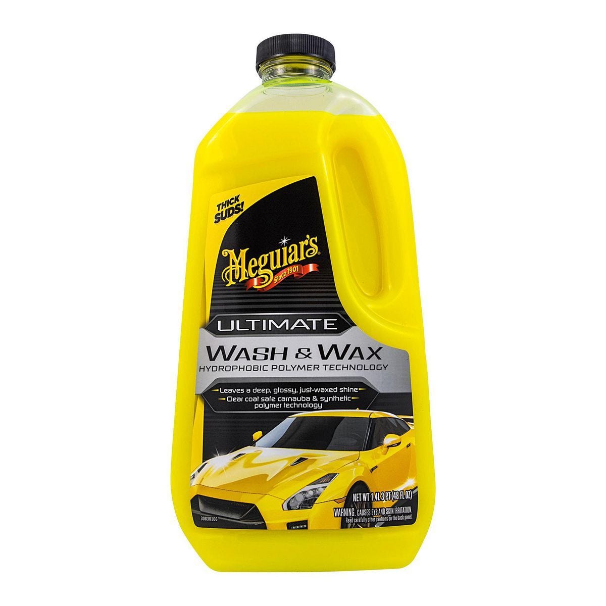 Meguiar's Ultimate Wash & Wax de 48 oz. para lavado y encerado en un solo paso | G17748