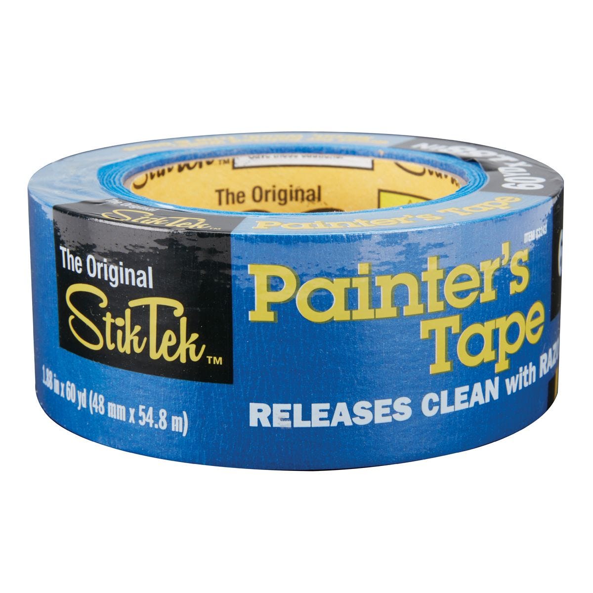 Cinta para pintor de 60 yardas x 1.88 pulgadas, resistente para interior y exterior | 63243