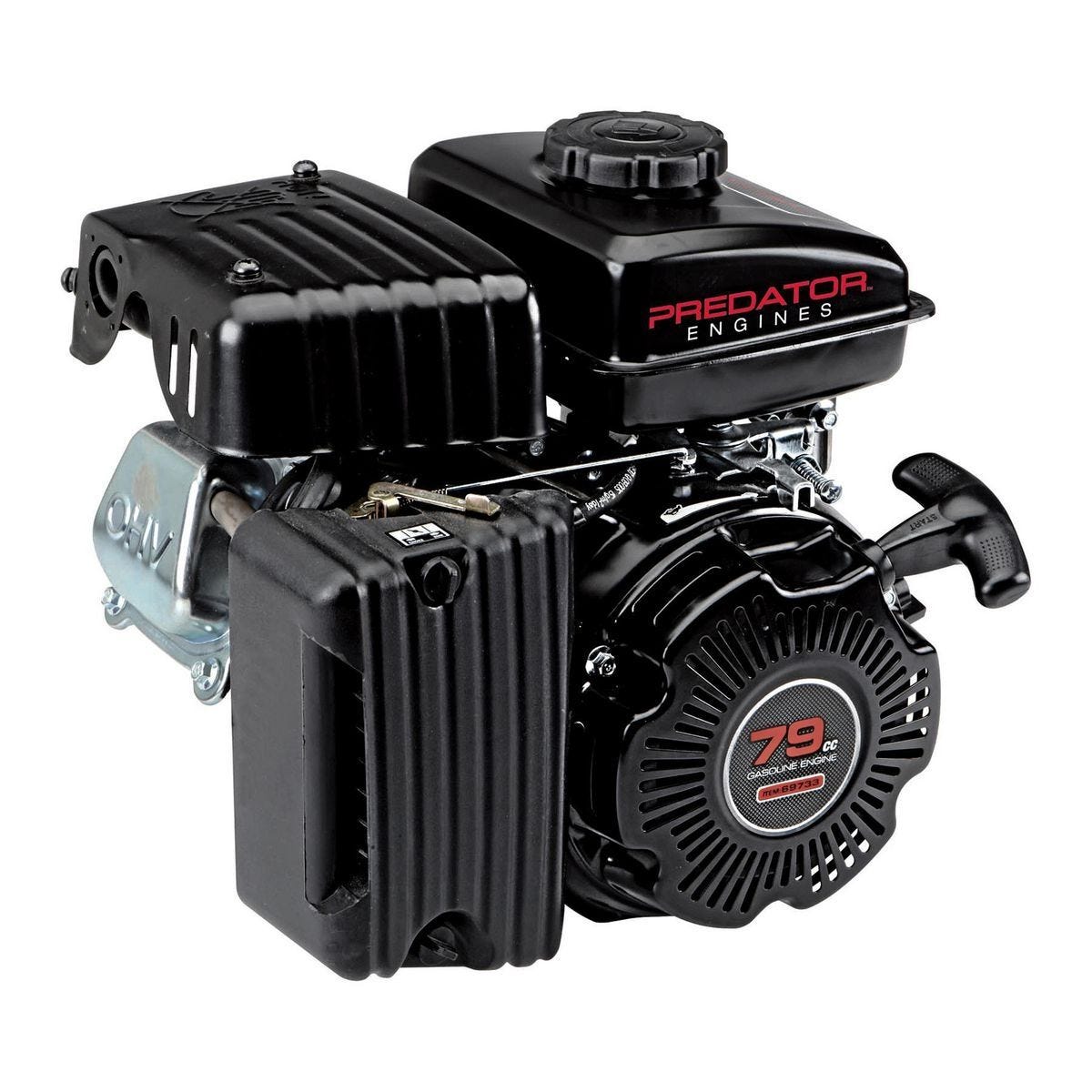 Motor de gasolina Predator 3 HP (79cc) con eje horizontal y certificación EPA | 69733