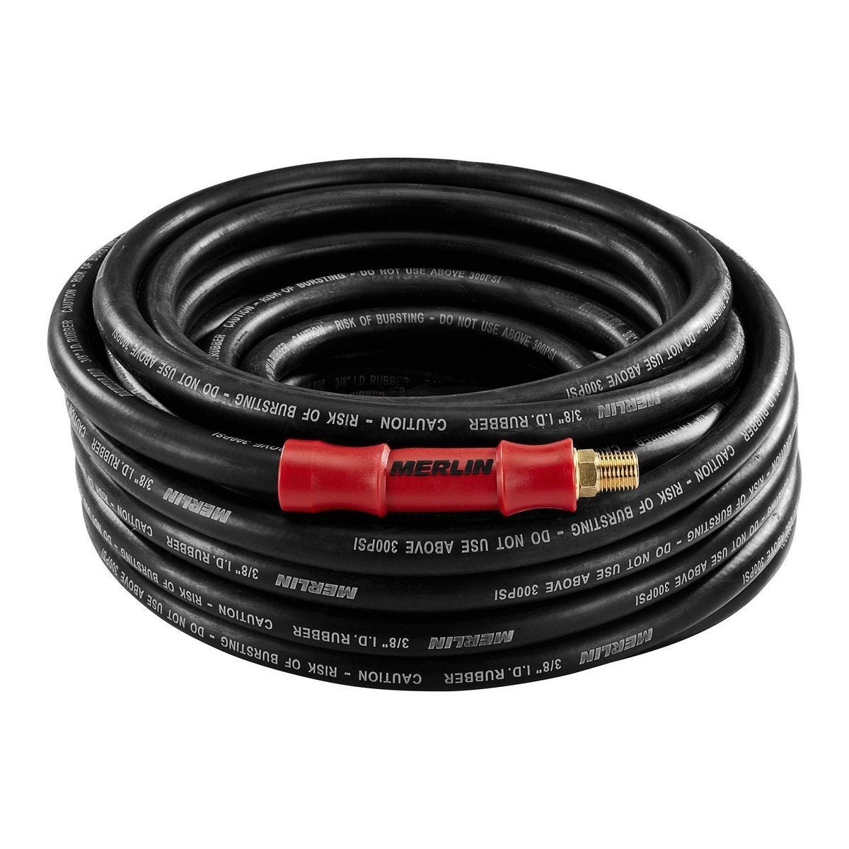 Manguera de aire de caucho de 3/8 pulg. x 50 pies, conexiones NPT de 1/4 pulg. | 58543