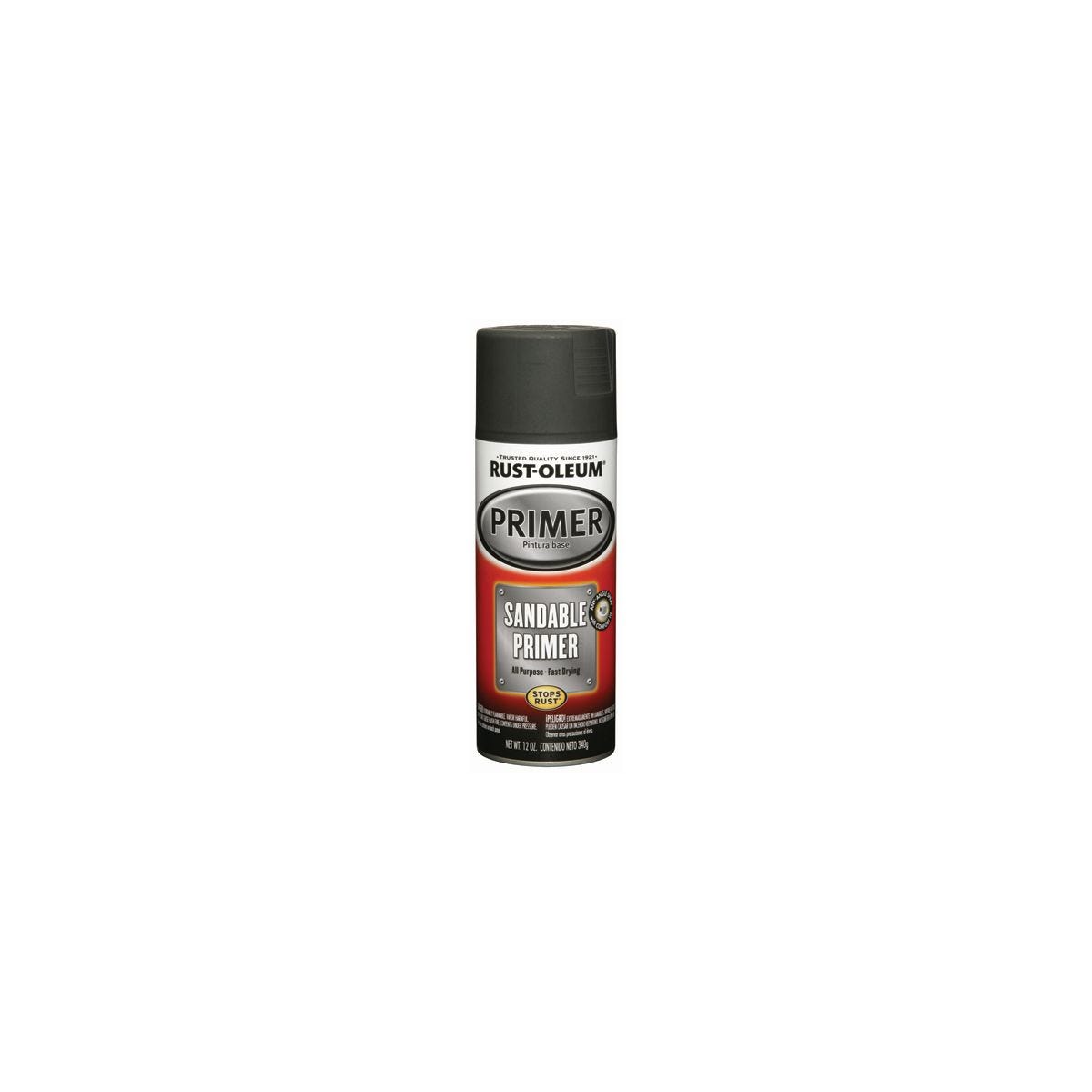 Primer en aerosol negro lijable de 12 oz para detener el óxido | 67967