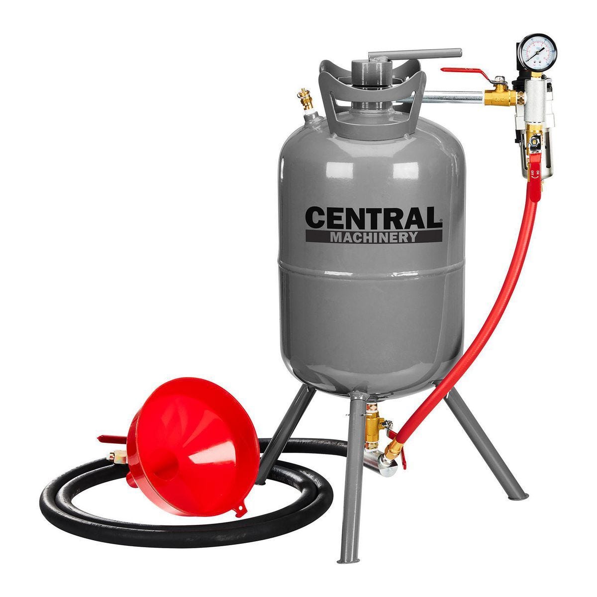 Arenadora abrasiva presurizada de 20 lb para limpieza industrial y taller | 59489