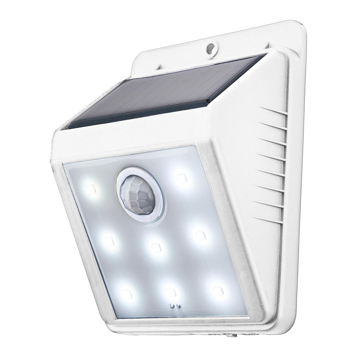 Lámpara de seguridad solar para pared de 115 lúmenes, color blanco | 56330