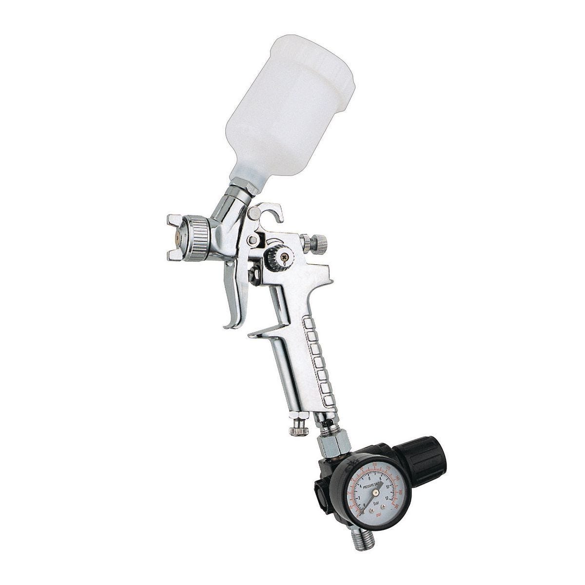 Pistola de aire HVLP para retoques de 120cc, boquilla de 0.8 mm | 61473