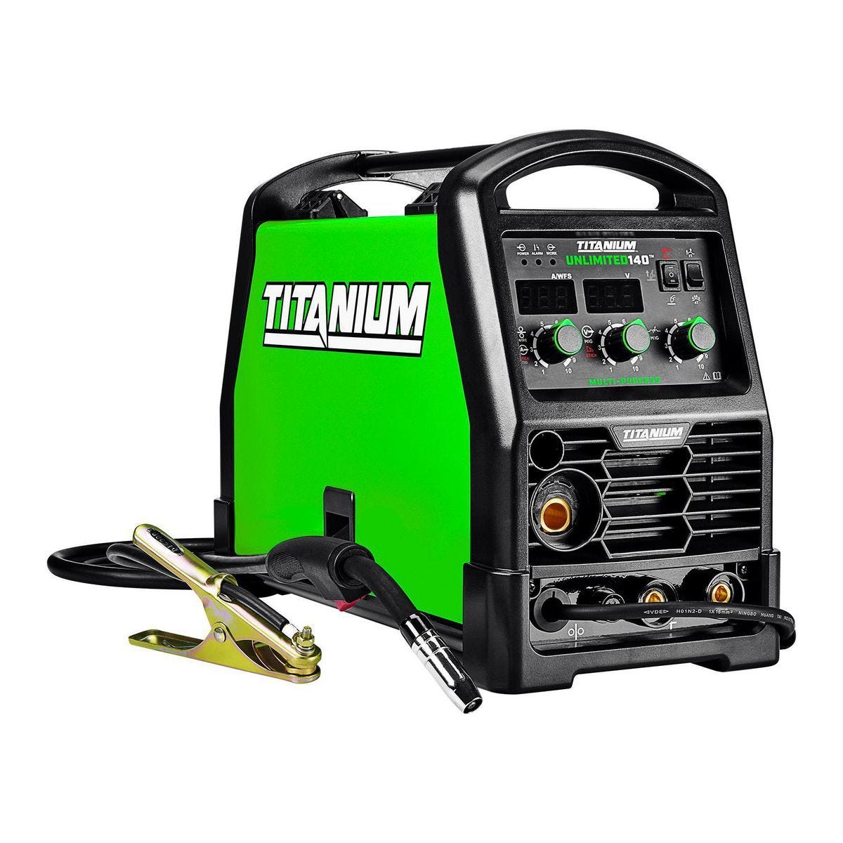 Soldadora multiproceso profesional UNLIMITED 140 de TITANIUM con entrada de 120V | 58828
