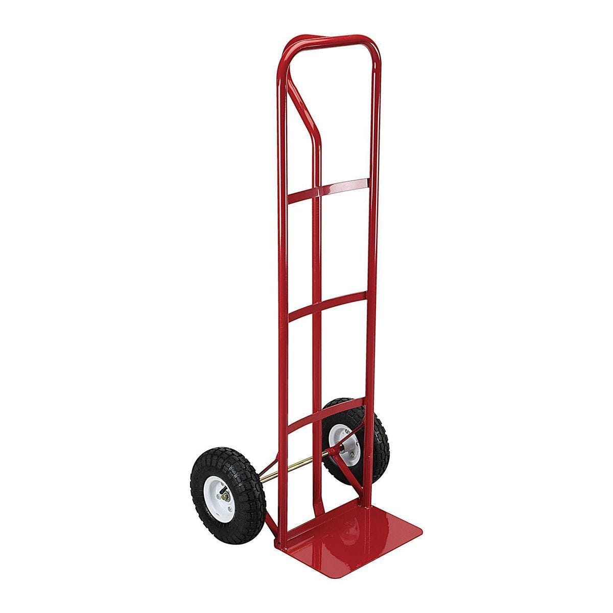 Carretilla manual con capacidad de 600 lb, llantas neumáticas de 10 pulgadas | 58291