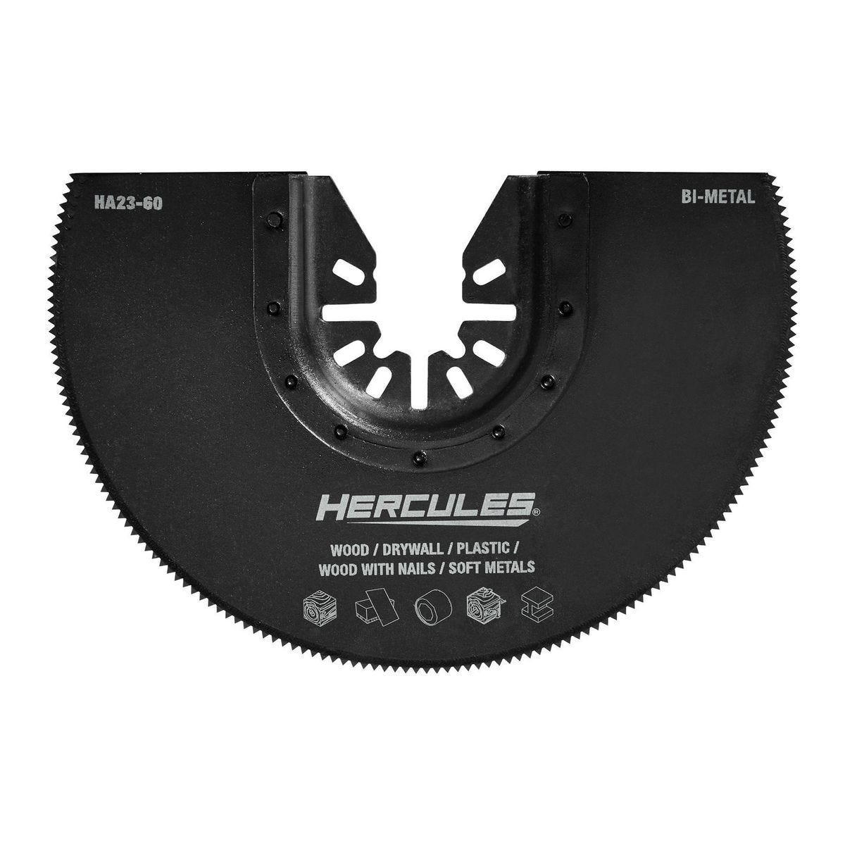 Hoja media luna bi-metal de 4 pulgadas para herramientas oscilantes multiherramienta | HA23-60