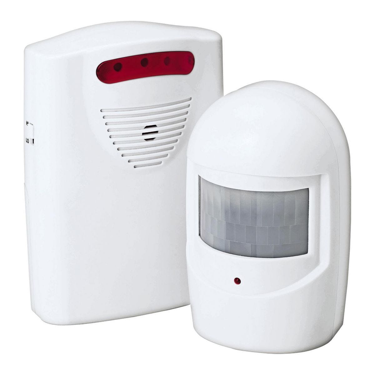 Sistema de alerta de seguridad inalámbrico con sensor de movimiento y receptor | 57937