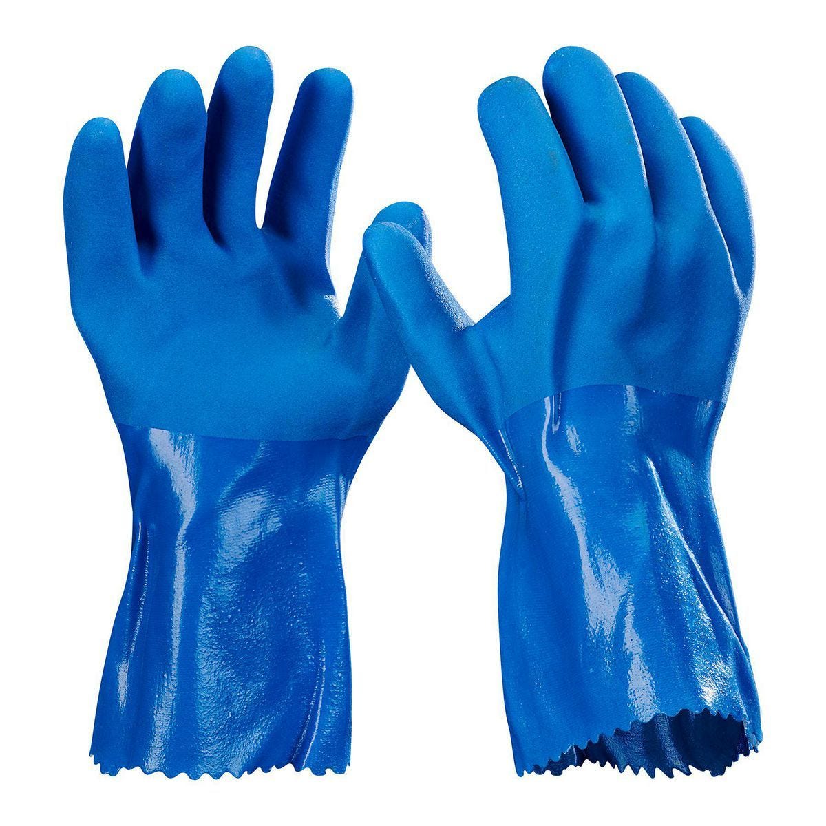 Guantes de algodón forrados con recubrimiento de PVC antideslizante | 64561