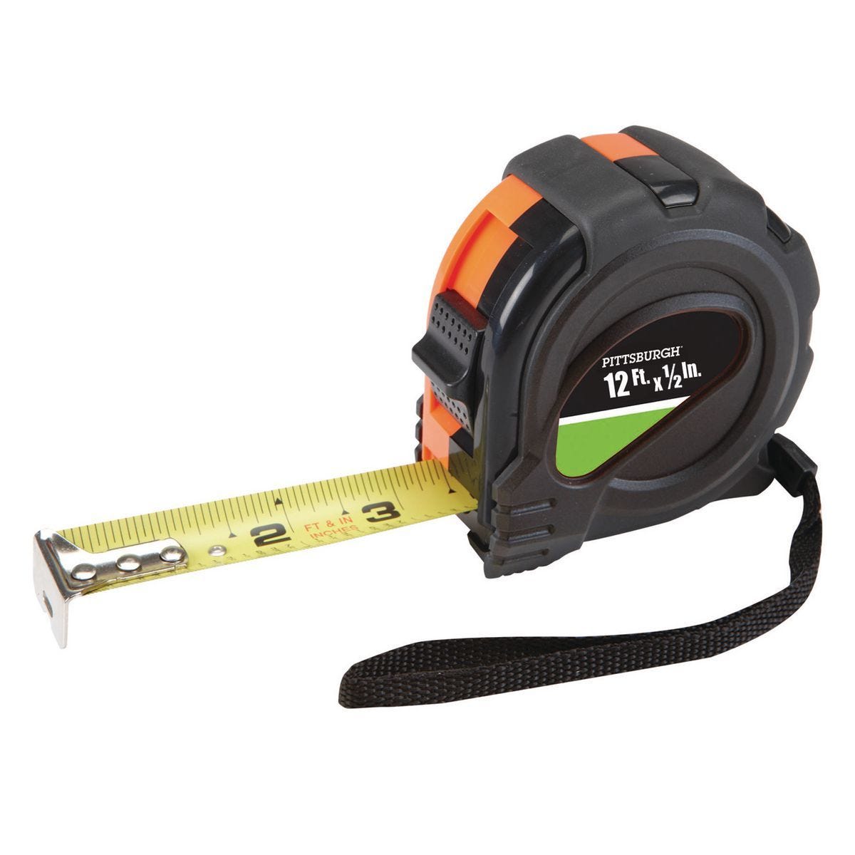 Cinta métrica QuikFind de 12 pies y 1/2 pulgada con carcasa ABS | 62464