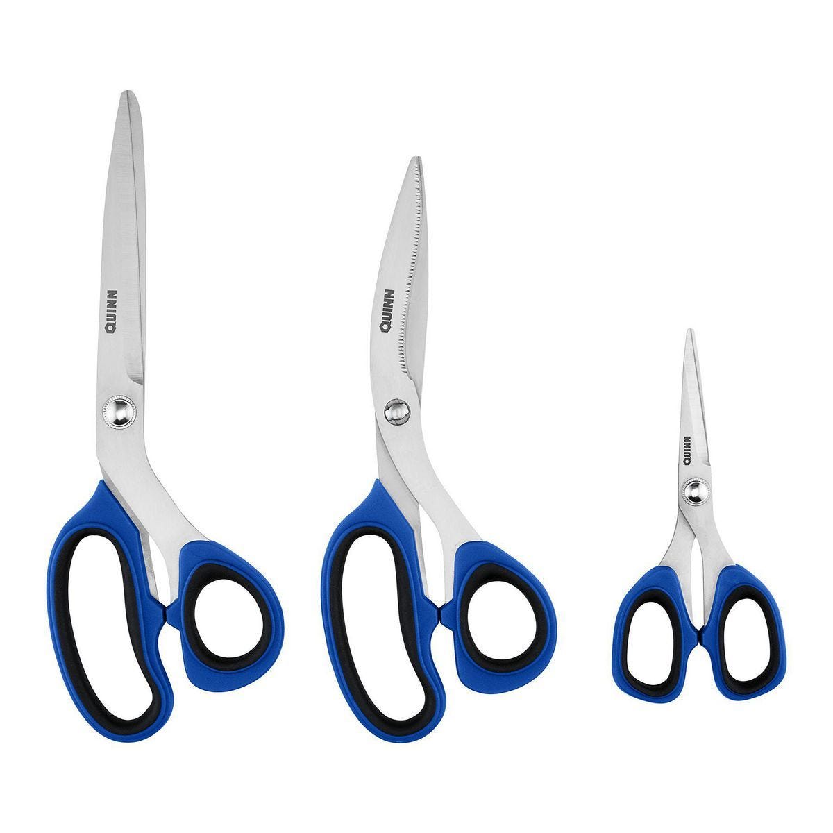 Juego de 3 tijeras surtidas de acero inoxidable con agarre ergonómico | 58500