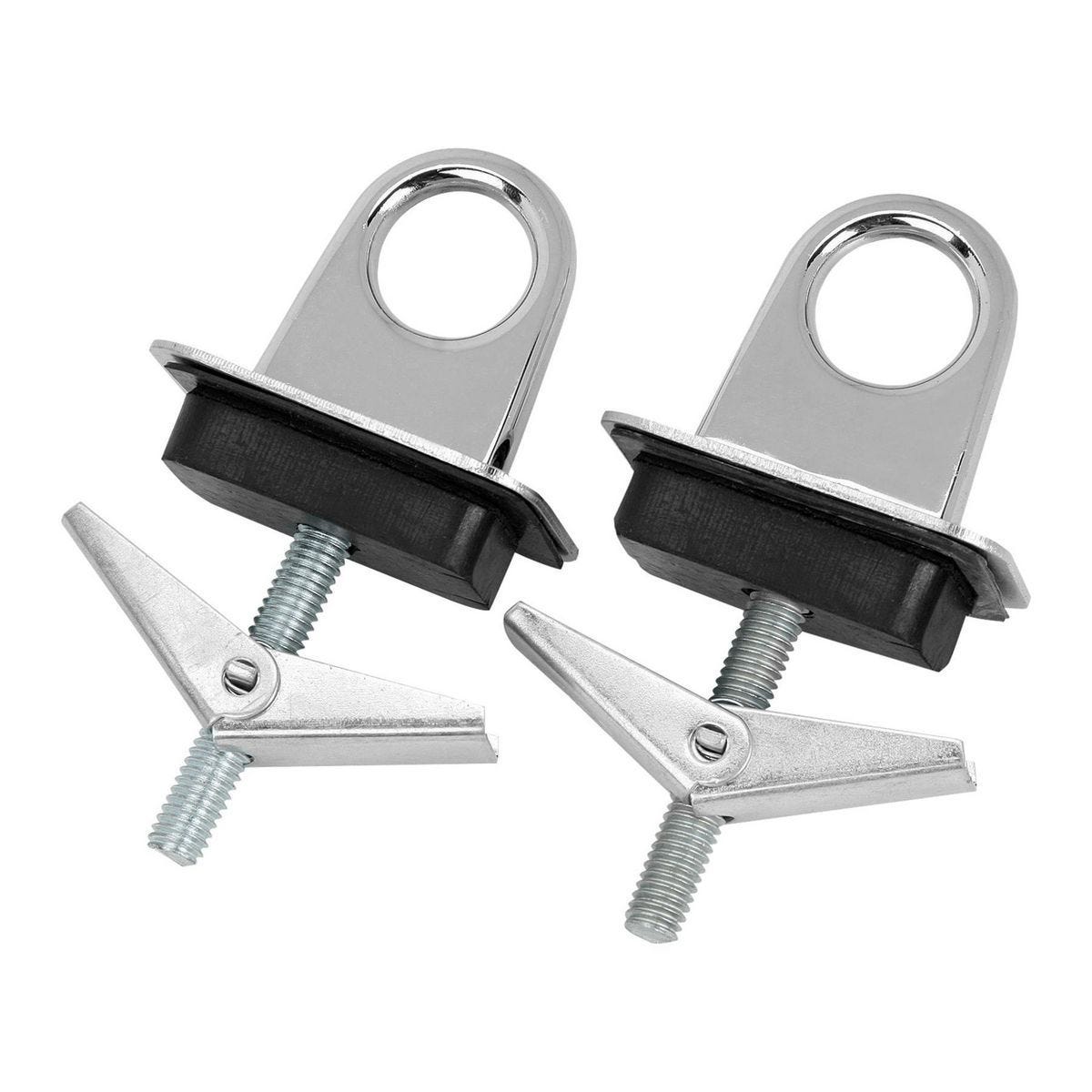 Puntos de anclaje cromados universales para camiones y remolques, paquete de 2 | 95182