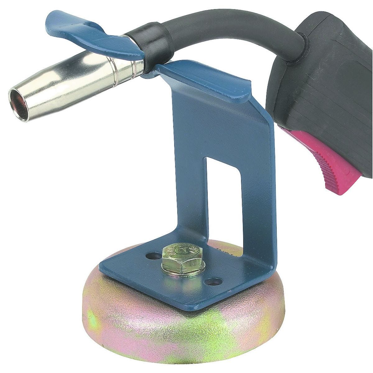Soporte magnético para antorcha MIG, base de acero con recubrimiento de zinc | 3642