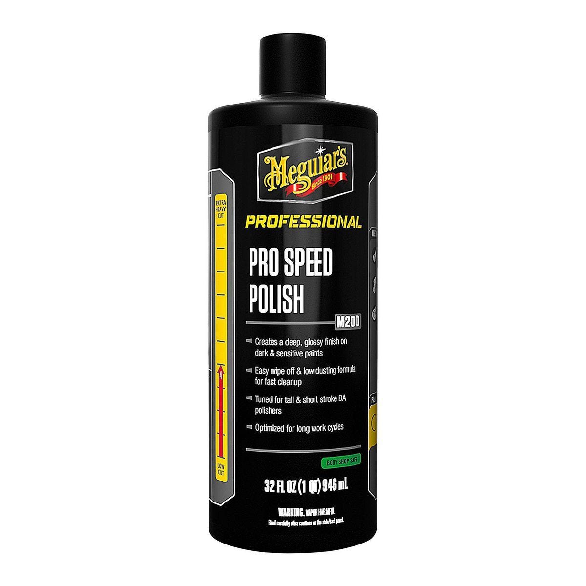 Pulidor profesional Meguiar's Pro Speed Polish de 32 oz para acabado brillante y sin marcas | M20032