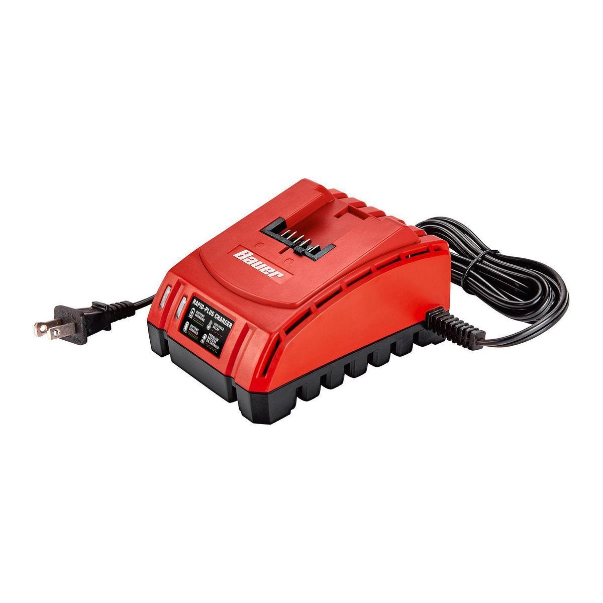 Cargador rápido de batería BAUER 20V 3 Amp Rapid-Plus para herramientas inalámbricas | 57006