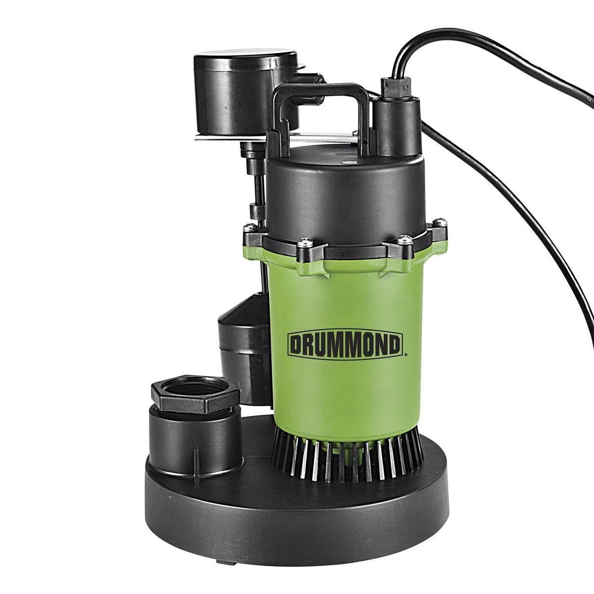 Bomba sumergible para sumidero de 1/2 HP con flotador vertical, 4000 GPH | 58006