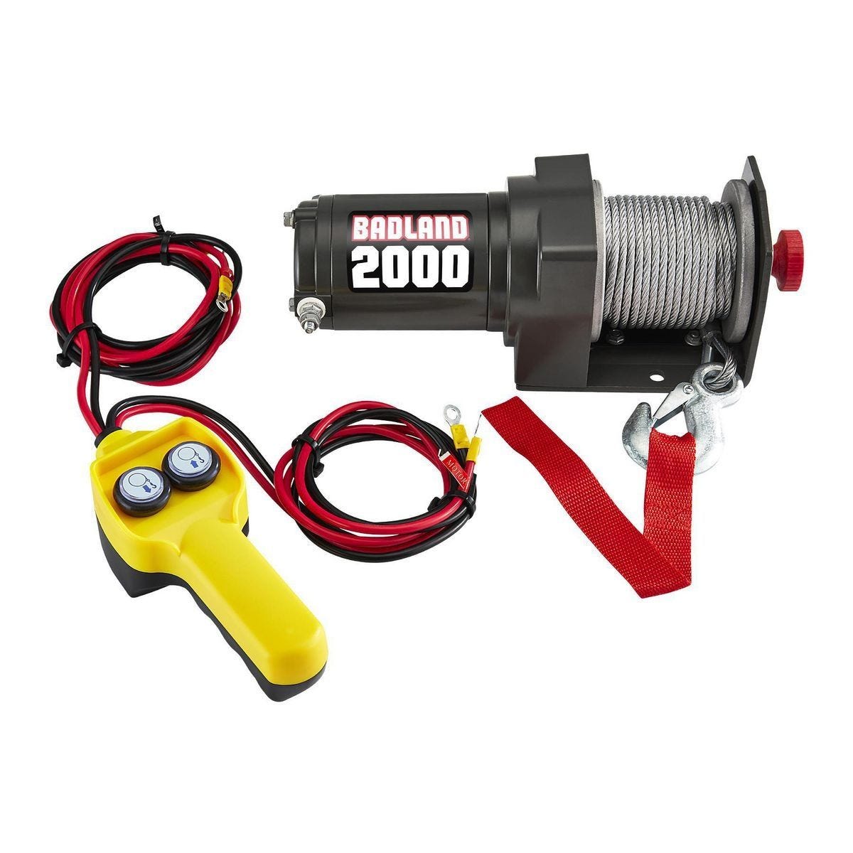 Malacate para remolque de servicio de 2000 lb con cable de acero | 57365