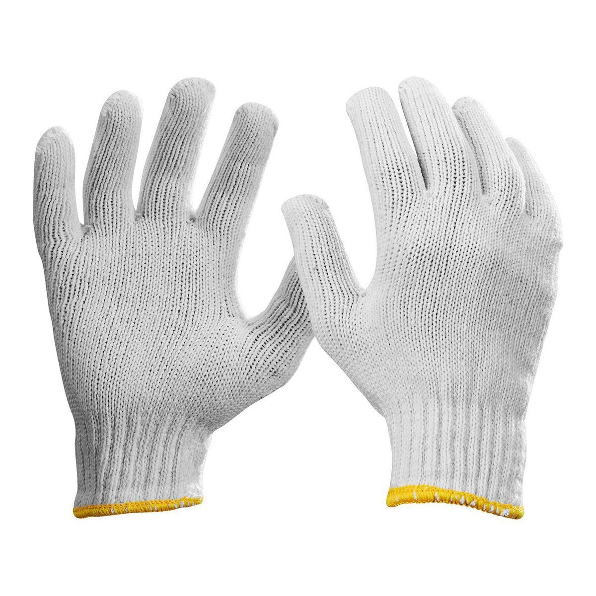 Guantes de trabajo tipo tejido de punto, 6 pares | 60640