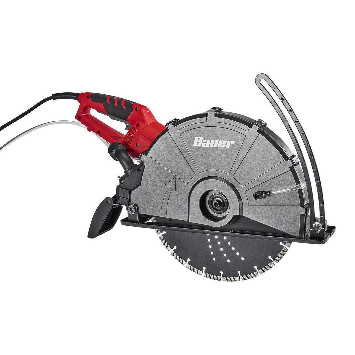 Sierra para concreto portátil BAUER 14 pulgadas, 15 amperes, con motor de alto torque | 58215