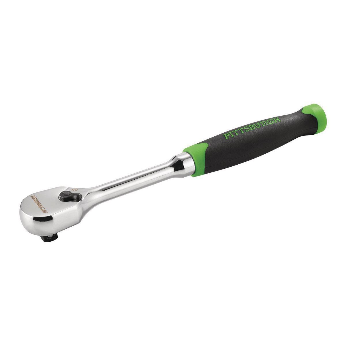 Llave de carraca de perfil bajo con empuñadura suave para trabajo en espacios reducidos | 59828
