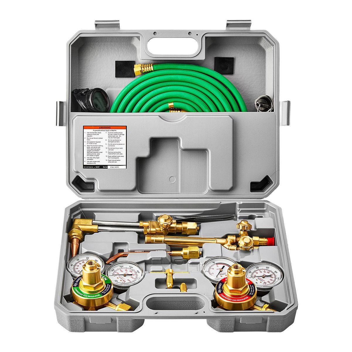 Kit de Soldadura Oxicorte Profesional para Oxígeno y Acetileno | 64407