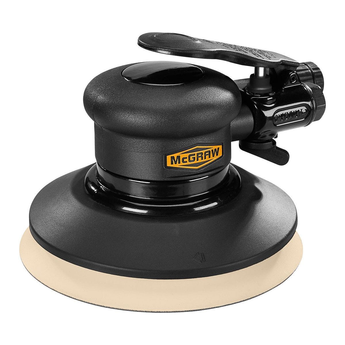 Lijadora orbital neumática de 6 pulgadas con agarre ergonómico y regulador de velocidad | 58400