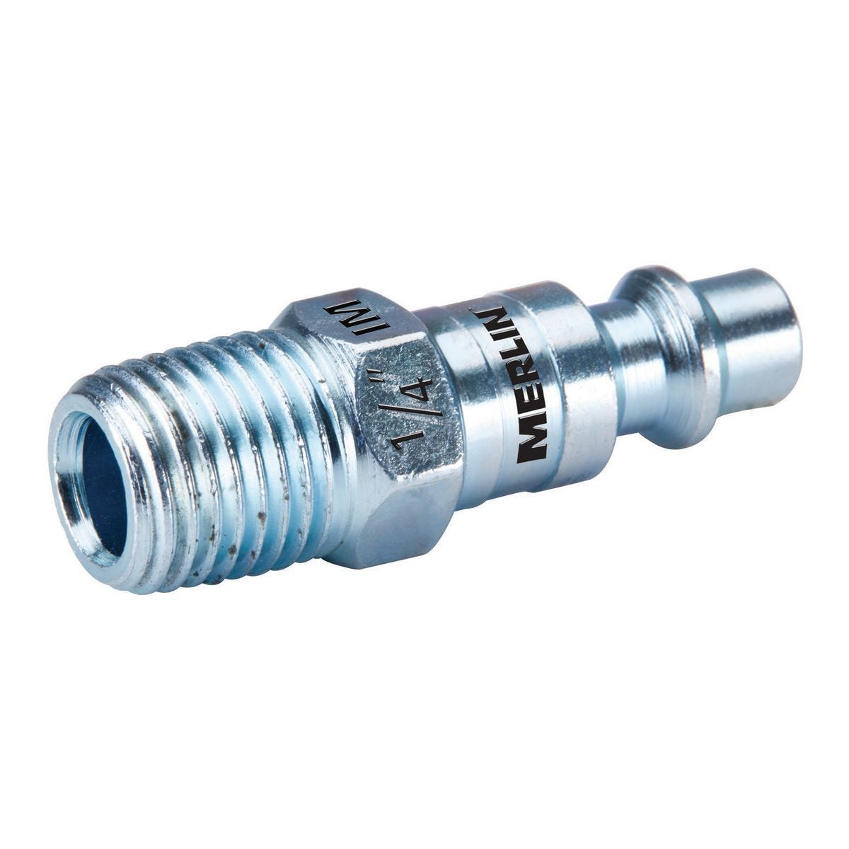 Conector macho industrial de acero de 1/4 pulgada para aire comprimido | 63562