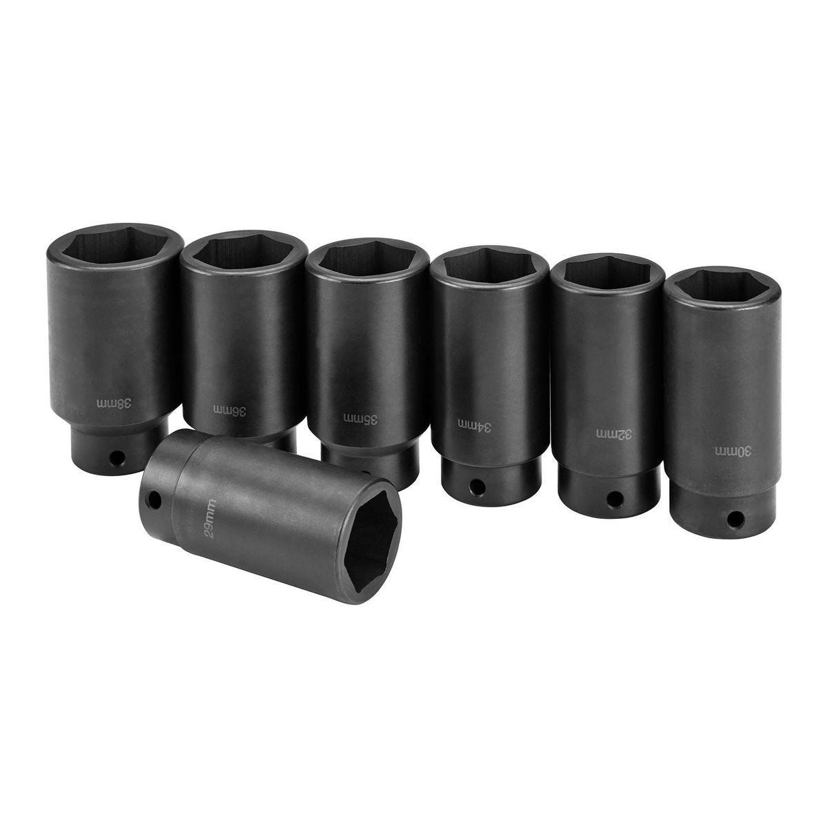 Juego de dados para tuercas de eje de tracción delantera de 1/2 pulgada, 7 piezas | 62842