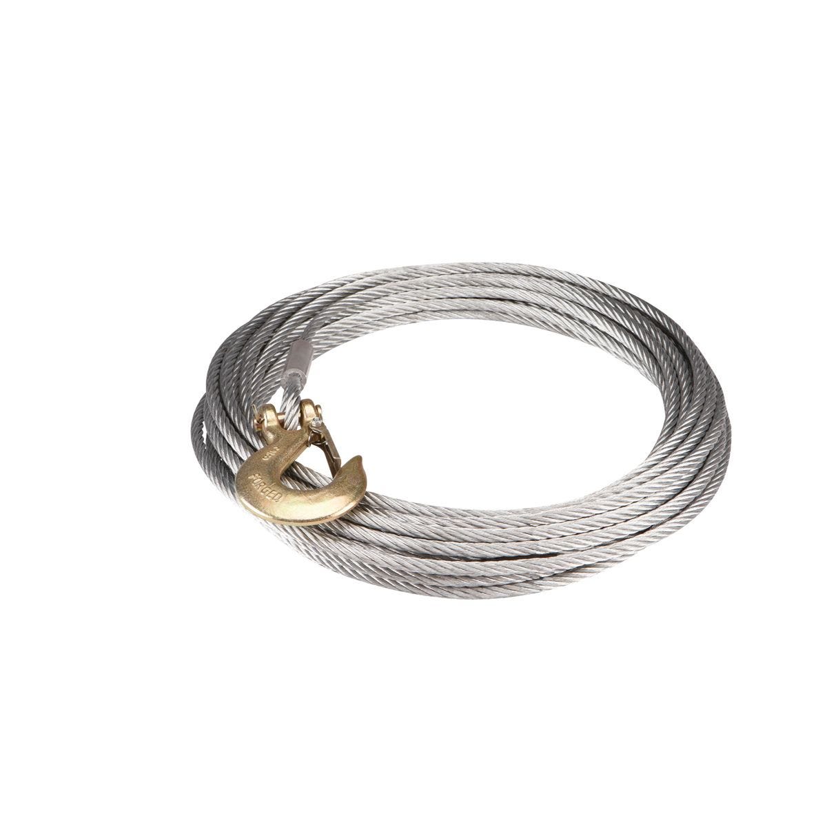 Cable de winche de reemplazo de 3/8 pulg. x 65 pies con gancho | 61667