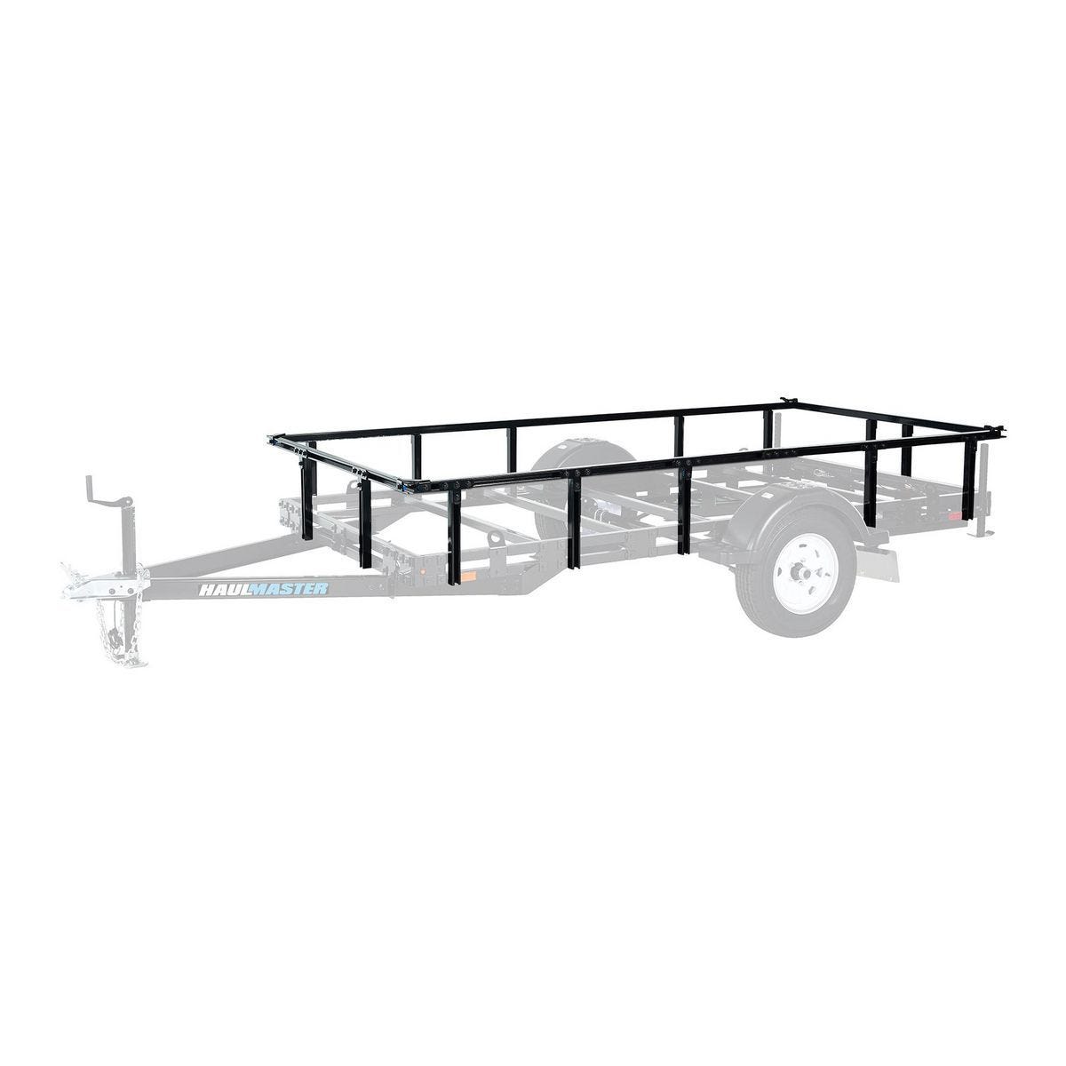 Sistema de riel superior para remolque utilitario modular personalizado de 5 pies x 10 pies | 70766