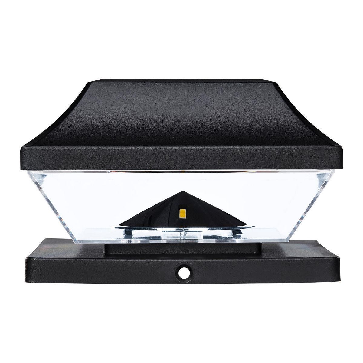 Lámparas solares para postes de cerca LED, paquete de 2 | 70240