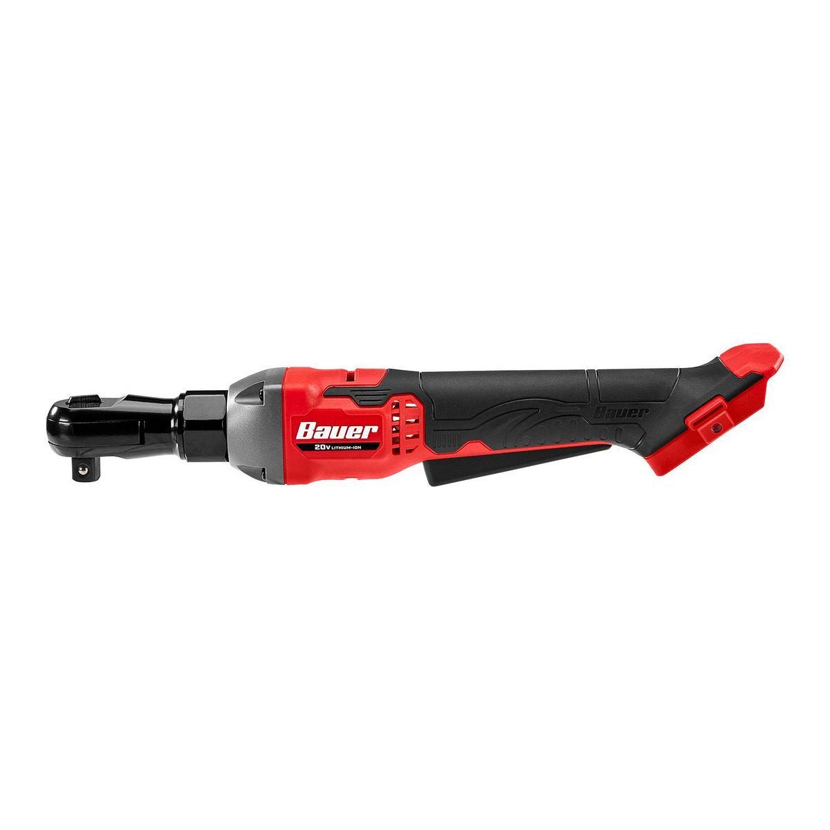 Llave de carraca inalámbrica BAUER 20V, 1/2 pulgada, solo herramienta | 2186C-B