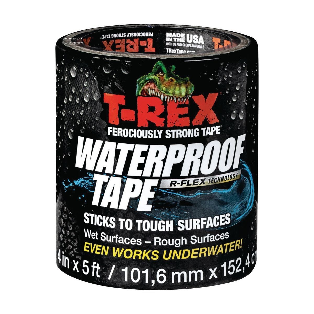 Cinta impermeable T-REX de 5 pies x 4 pulgadas para reparaciones fuertes | 56150