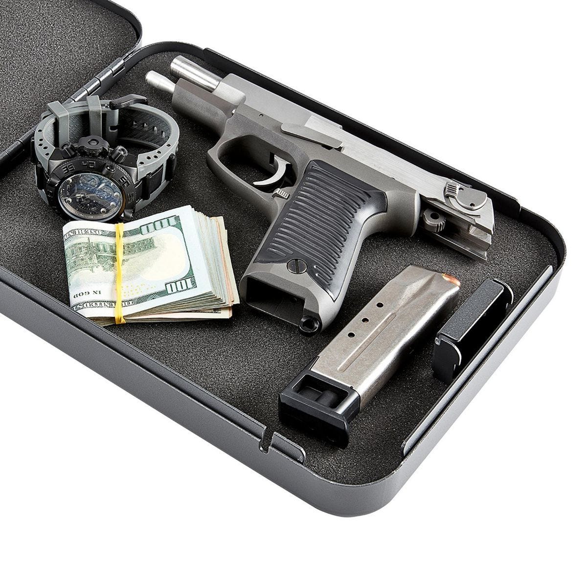 Caja de seguridad personal portátil grande para viajes y vehículos | 57999