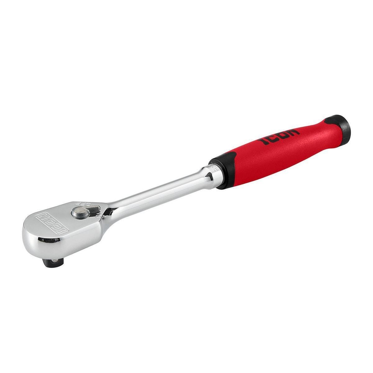 Llave de carraca profesional de perfil bajo con agarre cómodo, 1/2 pulgada | 56341