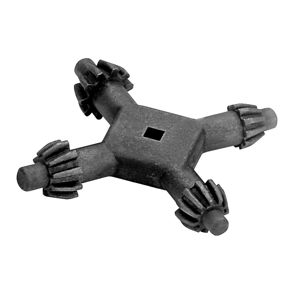 Llave de mandril universal de 4 vías para taladros, reemplaza 4 tamaños | 1745