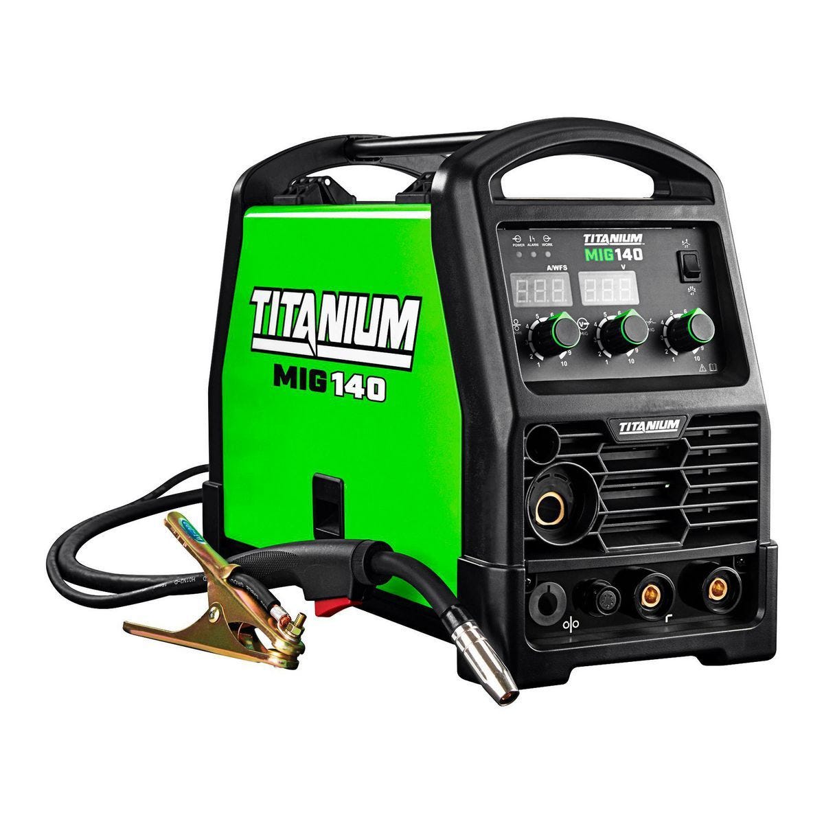 Soldadora MIG 140 Profesional TITANIUM con entrada de 120V | TI-MIG140
