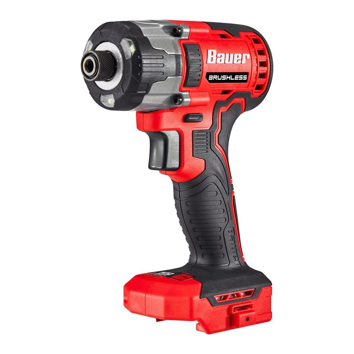Llave de impacto inalámbrica BAUER 20V Brushless, 3 velocidades, 1/4 de pulgada, sin batería | 58847